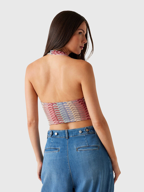 Short top with halter neckline - 3