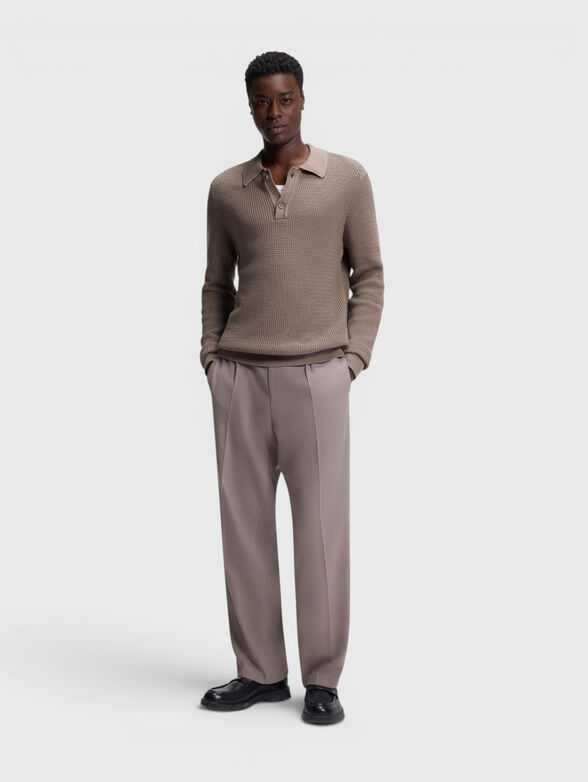 Cotton sweater with buttons - 2