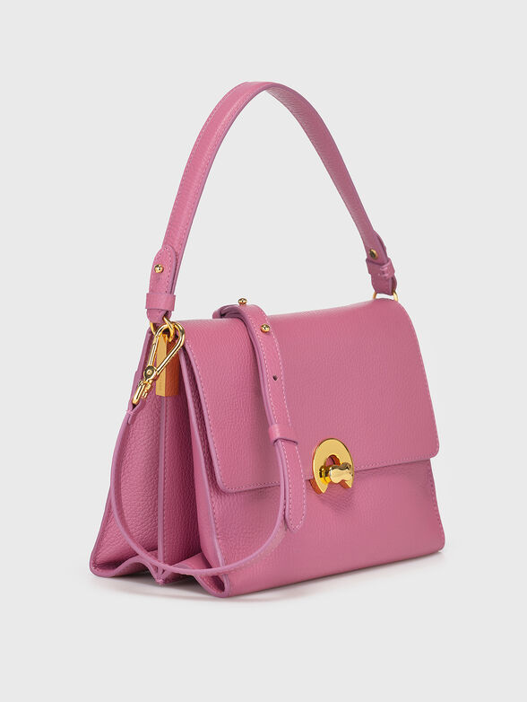 Crossbody bag with gold clasp  - 5
