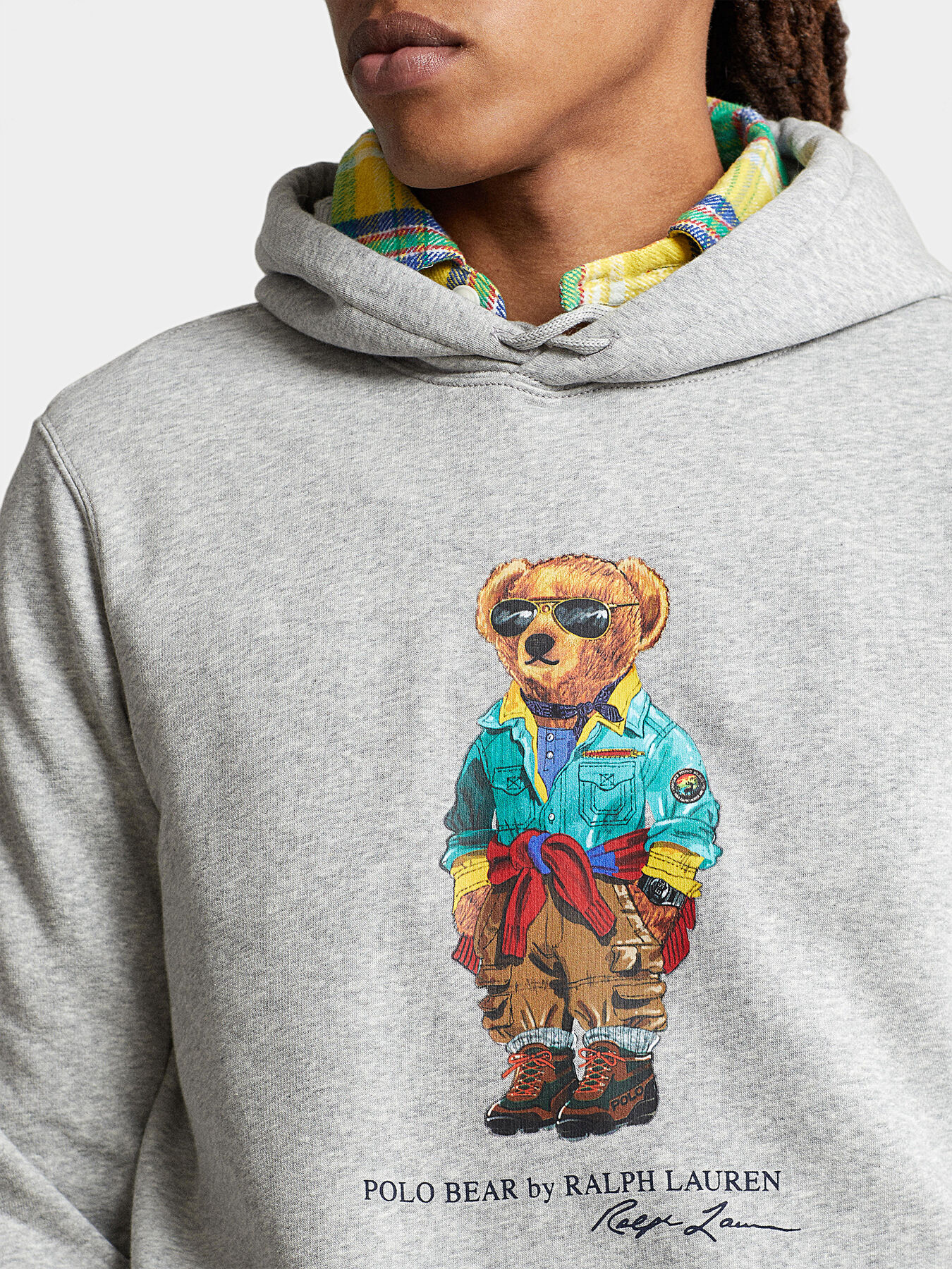 Sweatshirt with hood and Polo Bear motif brand POLO RALPH