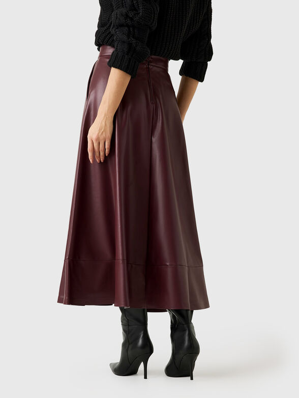 DELORES faux leather maxi skirt - 2
