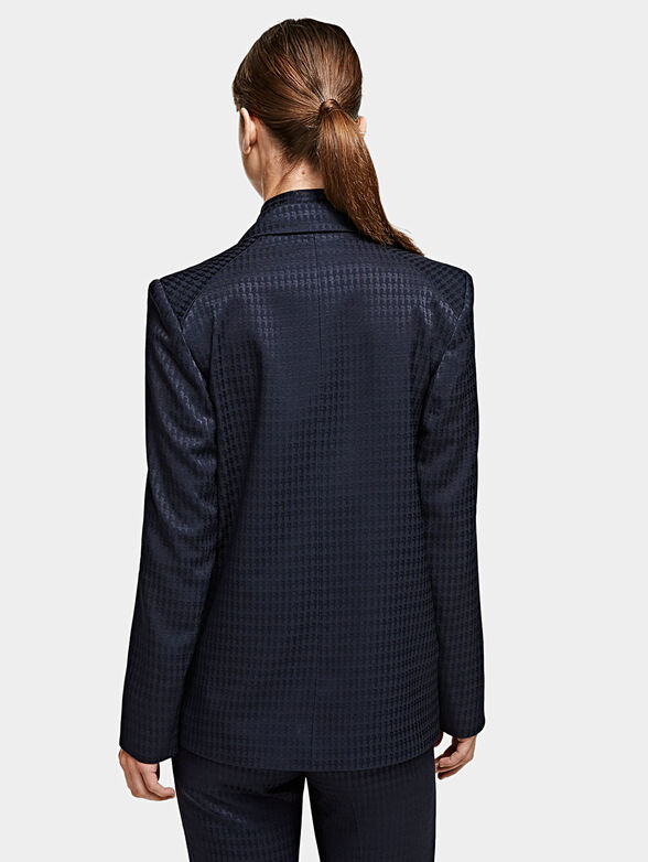KARL KAMEO Satin blazer in blue - 2