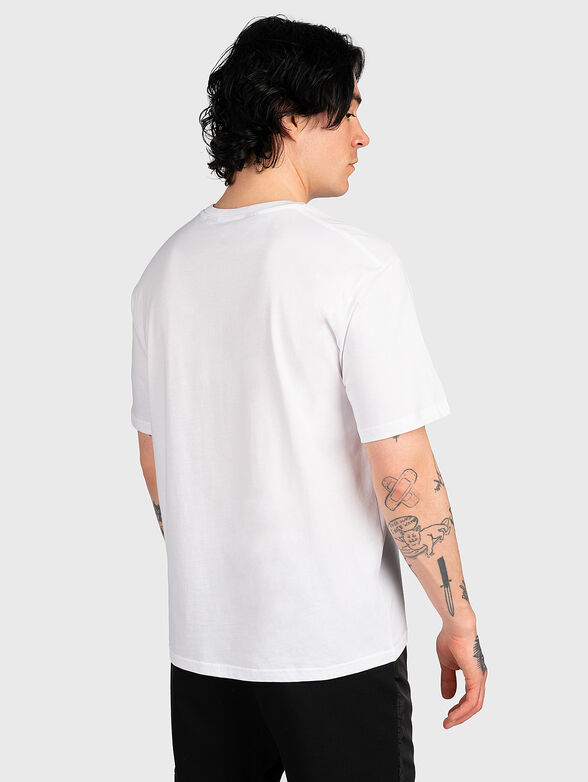 Cotton T-shirt with logo print - 3