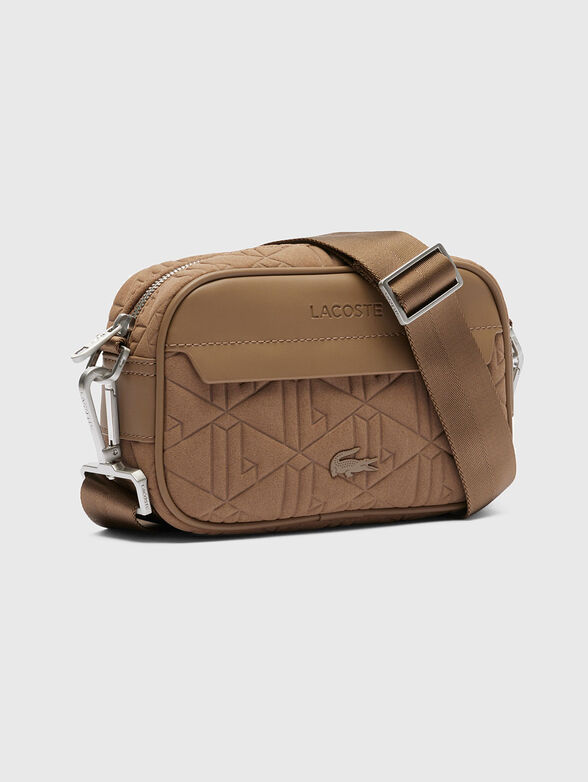 Crossbody bag with embossed monogram - 4