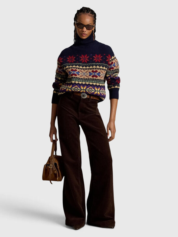 Velvet textured pants - 4