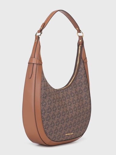 Hobo bag with monogram logo design - 3