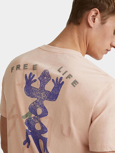 BENJAMIN  T-shirt with accent print on the back - 5