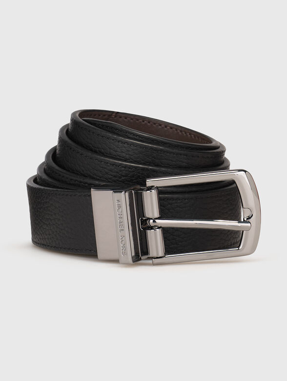 Double faced genuine leather belt - 1