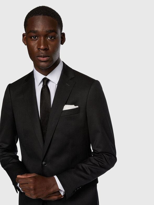 Woolen jacket in black - 4