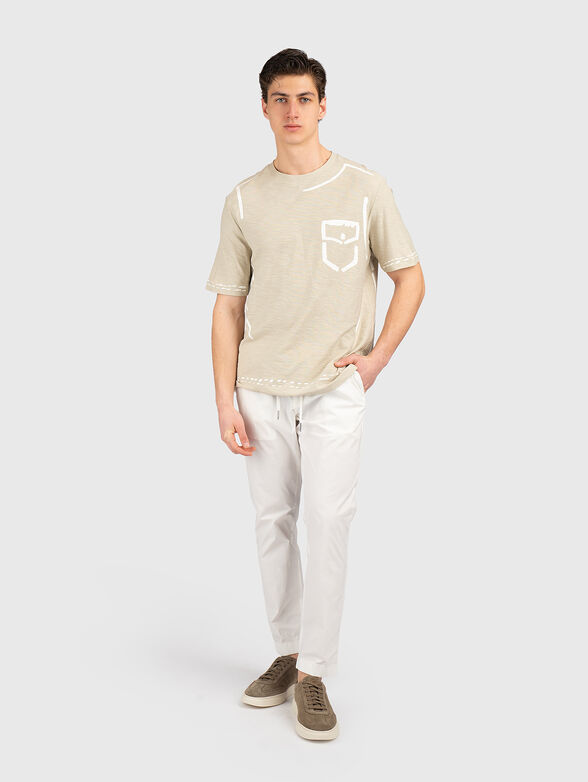 Cotton T-shirt with graphic print - 2