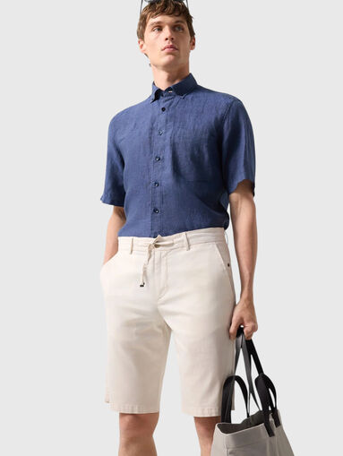 COLE beige short chinos - 4