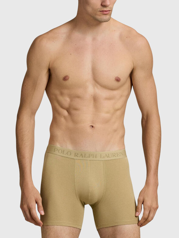 Set of three pairs of cotton-blend boxer shorts - 2