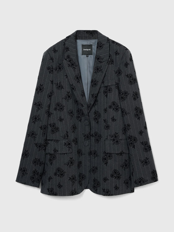 ZAGREZ jacket with floral print - 1