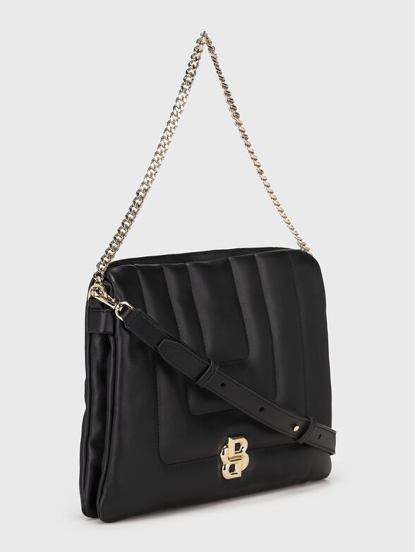 B-ICON crossbody bag with gold logo - 4