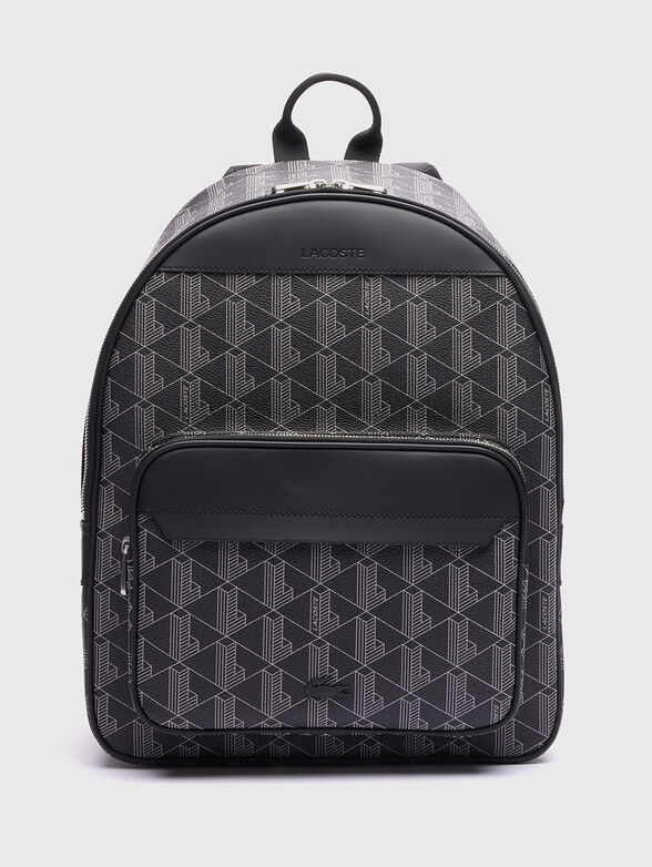 Backpack with monogram logo print - 1