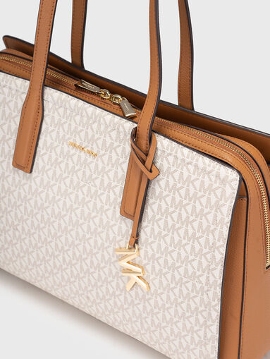 Bag with monogram logo print - 4