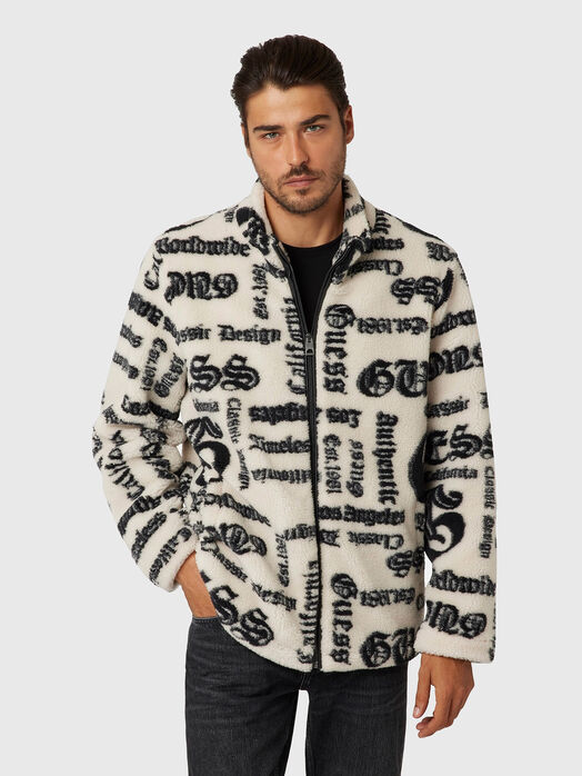 Sherpa jacquard jacket 