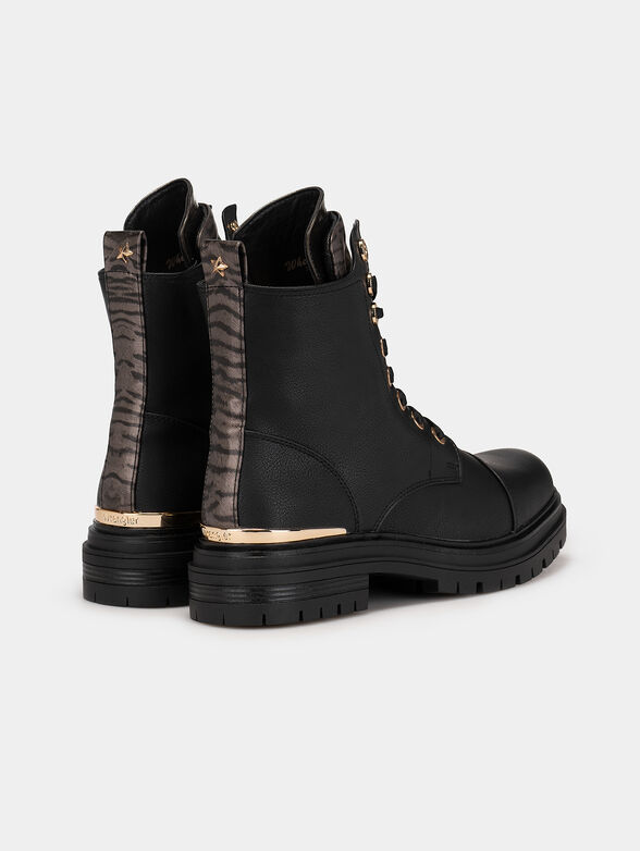 COURTNEY SAFARI LACE ankle boots with animal motifs - 3