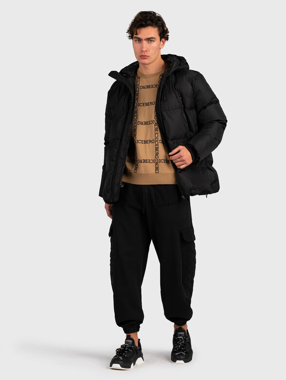 Winter down jacket with a hood - 2