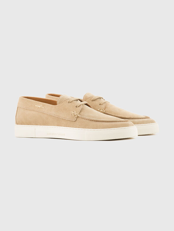 Suede sneakers in beige colour - 2