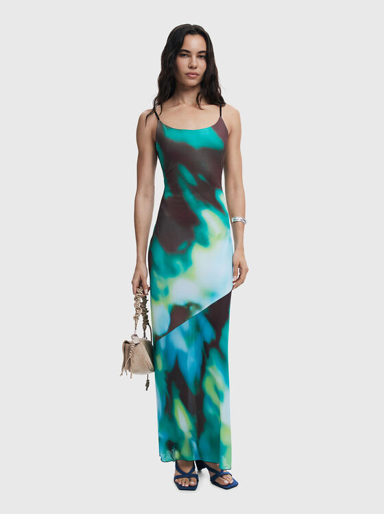 HIBIS maxi dress with accent print - 1
