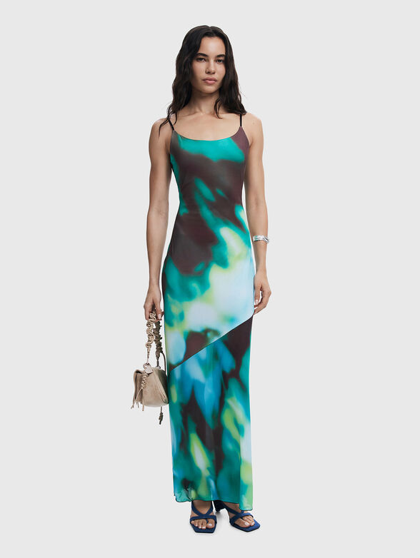 HIBIS maxi dress with accent print - 1