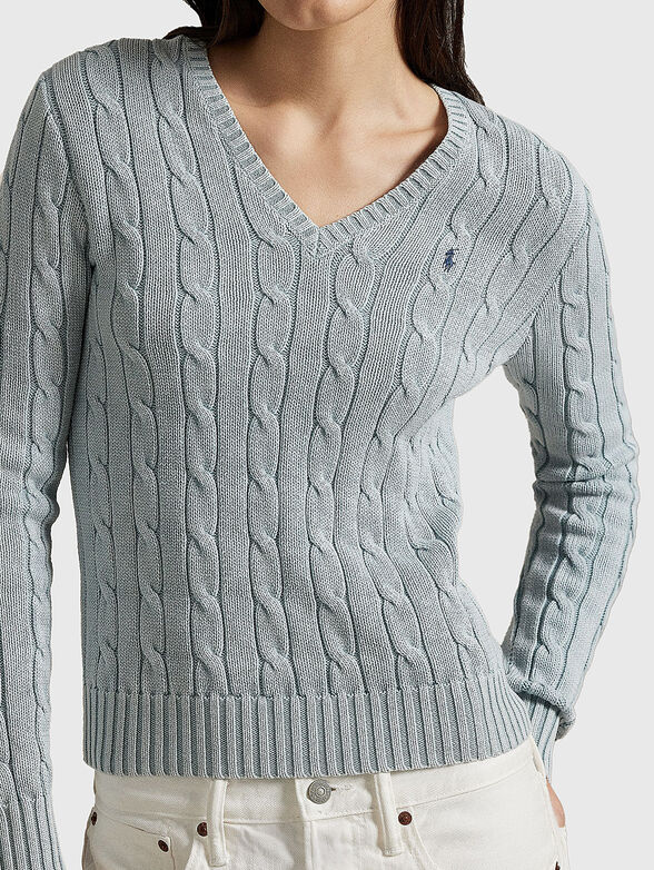V-neck sweater - 4