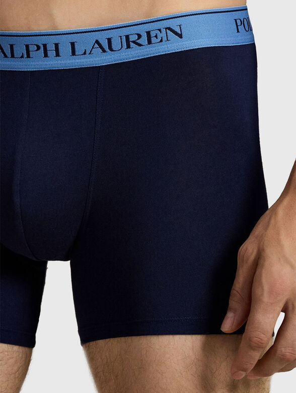Set of three pairs of boxer with logo - 4