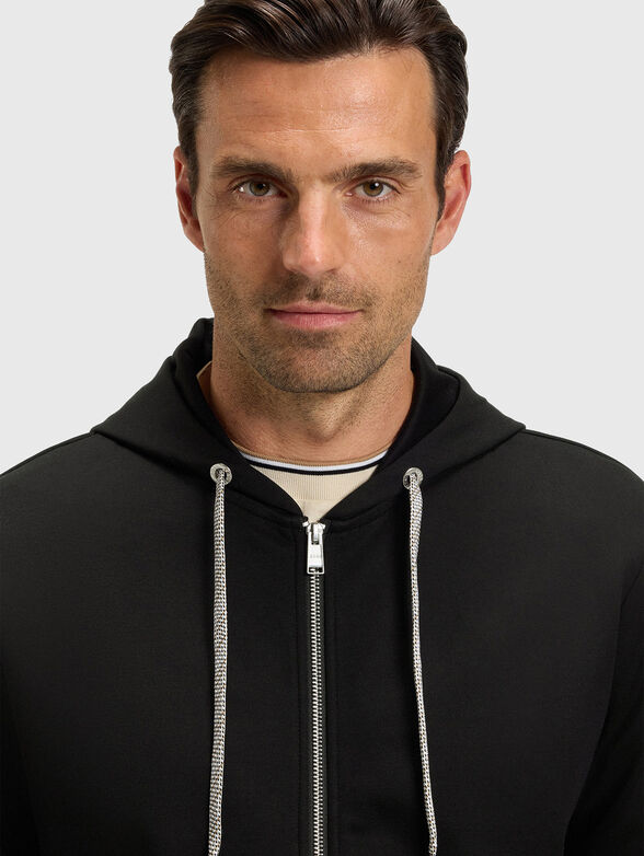 Cotton sweatshirt with logo detail - 4