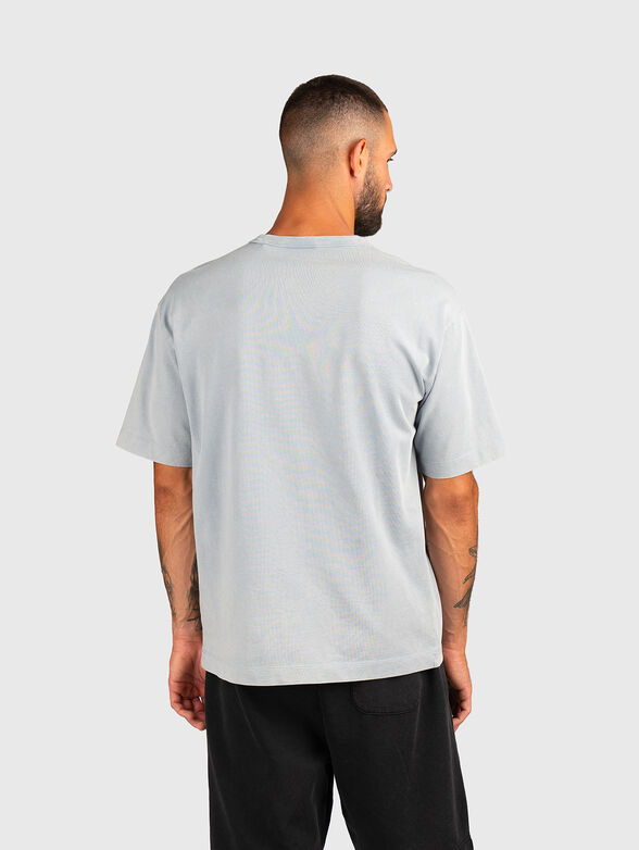 DOCKU cotton T-shirt with oval neckline - 3