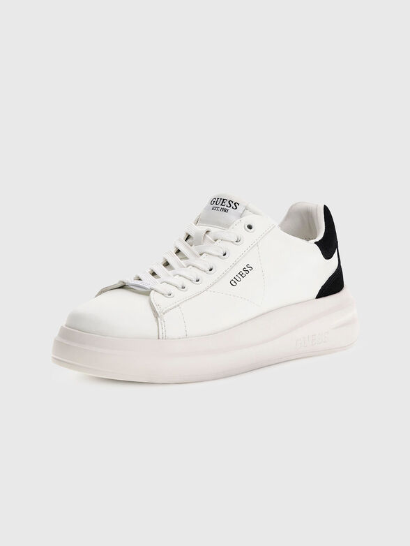 ELBINA white sneakers with contrasting elements - 2