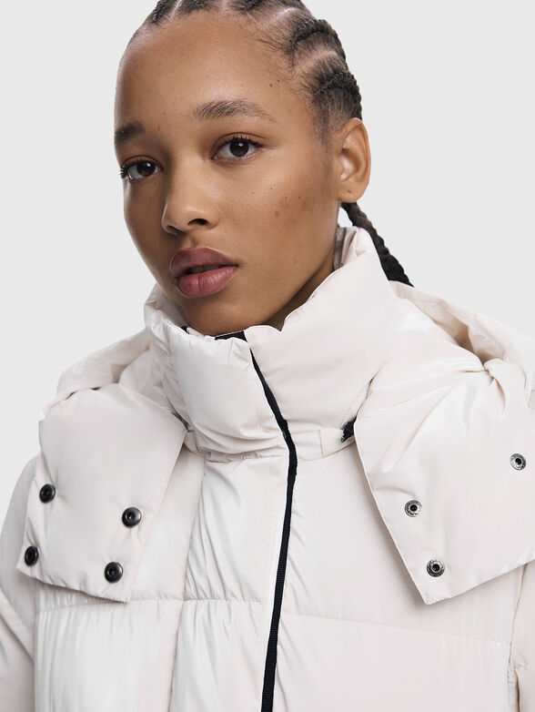 CINTURON padded long jacket - 5