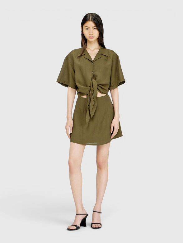 D-STALL dress with accent ties - 1