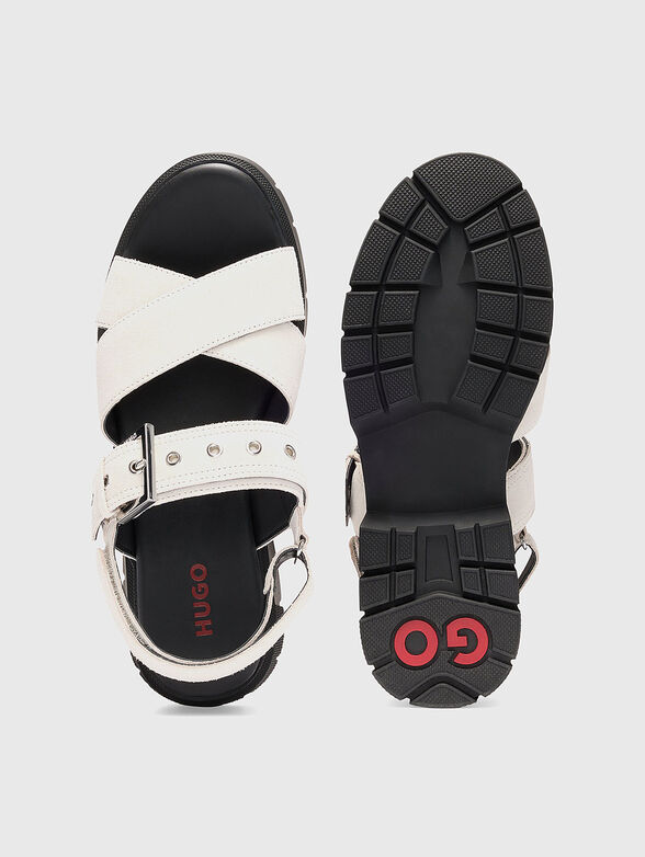 KRIS sandals with logo - 5
