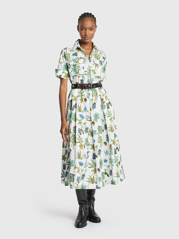 Skirt with floral print - 4