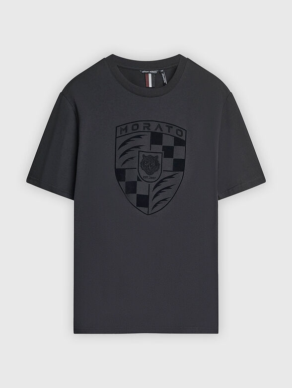 Cotton T-shirt with print - 1