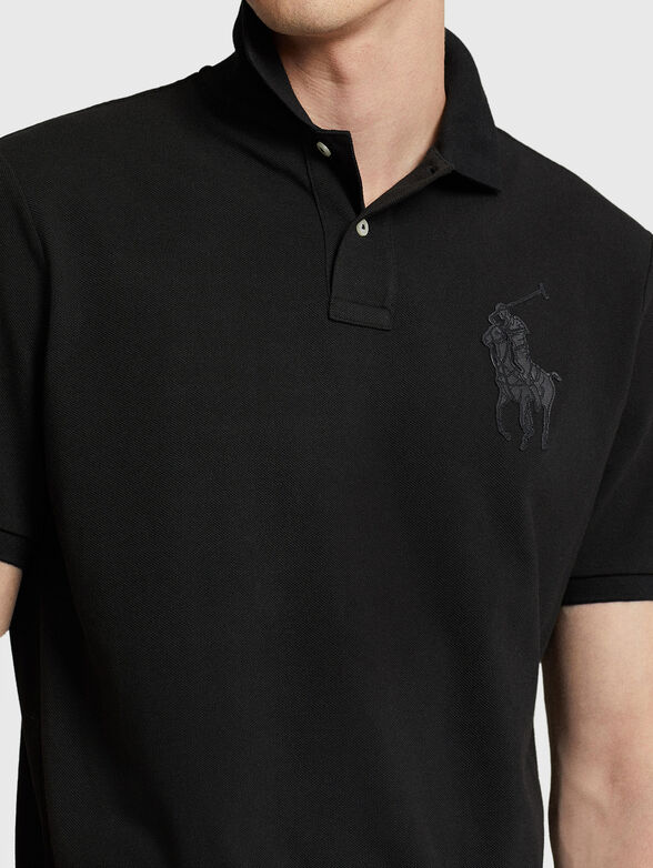 Polo-shirt in black color - 4