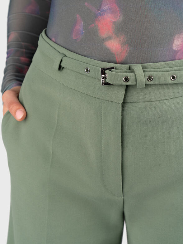 HAVINERA high waisted trousers with wide legs - 3