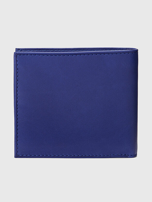 Blue wallet with logo  - 2