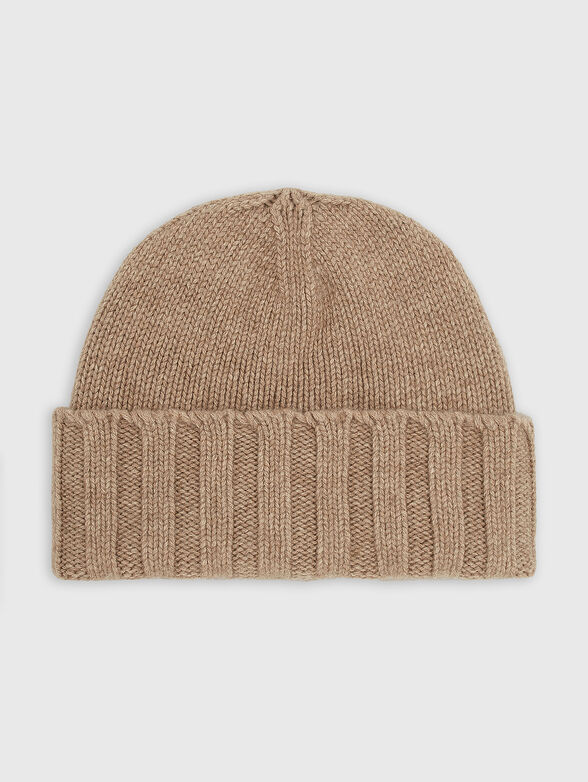 Cashmere beanie hat - 1