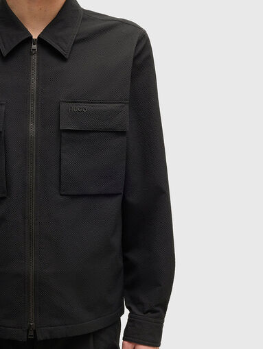 Jacket with classic collar - 5