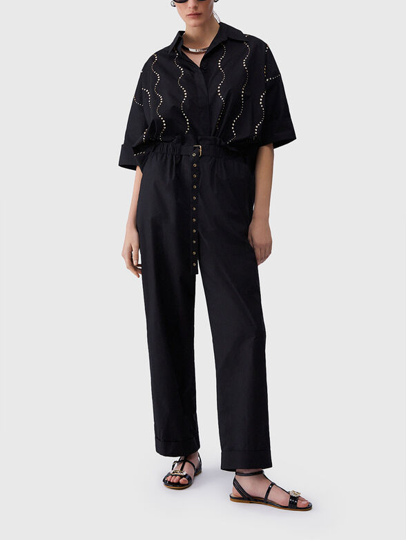 Black cotton pants  - 4