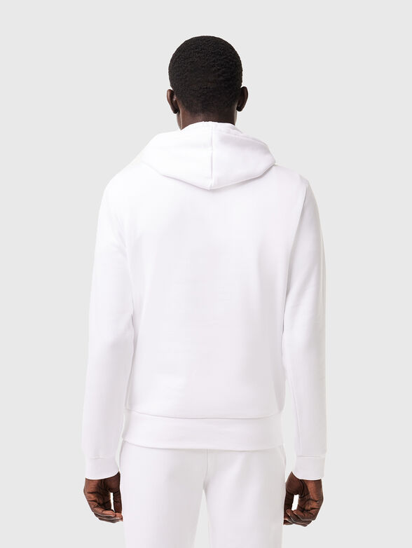 Hooded sweatshirt with logo accent - 3