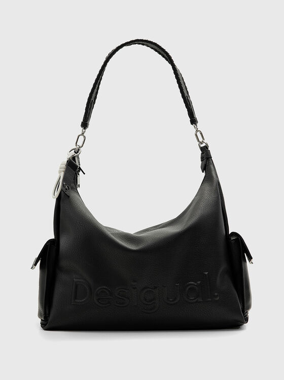 Хобо чанта в черен цвят  - 1