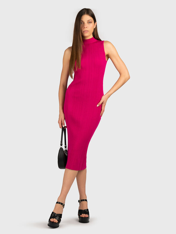 Ribbed mini dress - 1