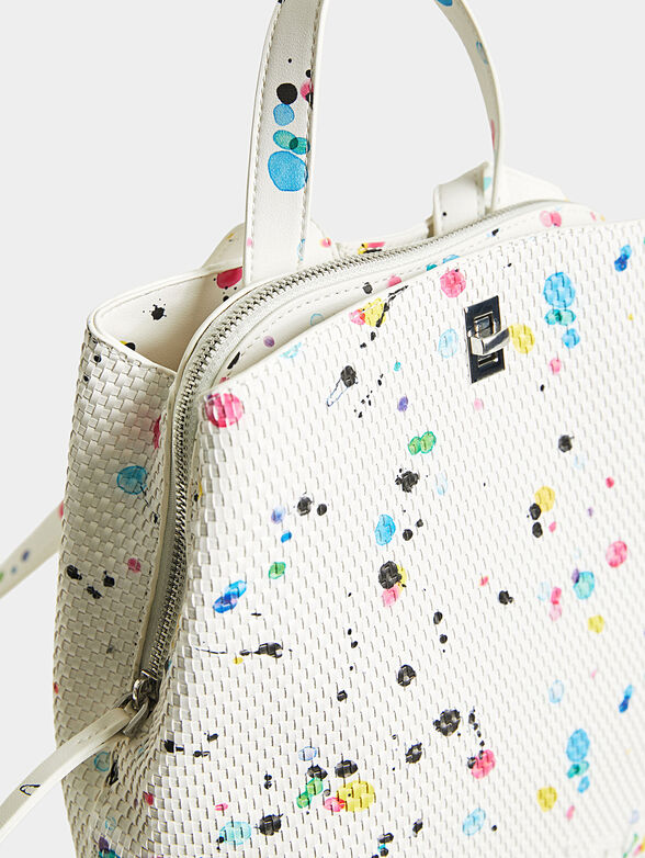 Backpack with art splashes - 5