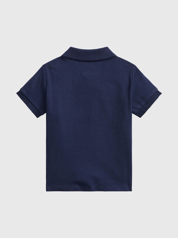 Polo shirt with embroidered logo - 2