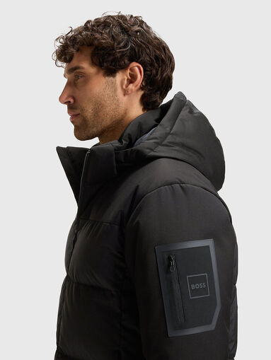 Jacket with removable hood - 4