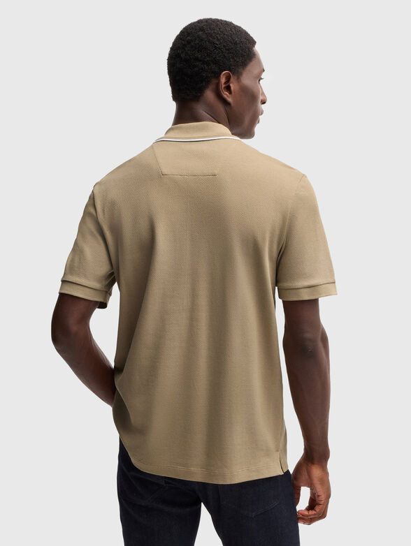 PARAS structured-cotton polo shirt with zip - 3