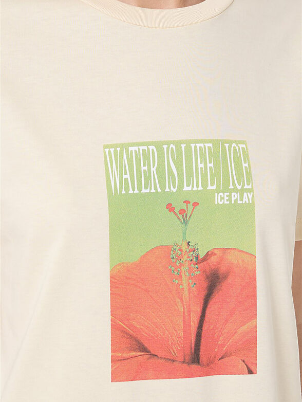 T-shirt with accent print - 4